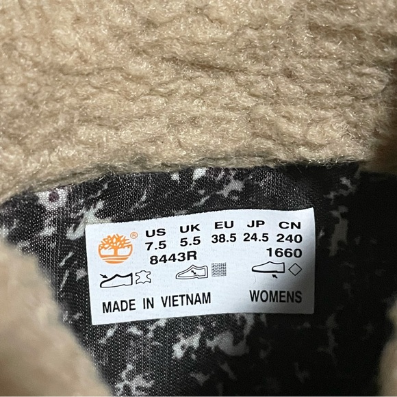 TIMBERLAND Earthkeepers Ladies Wedge Heel Boots Brown Size 7.5 - Picture 7 of 9